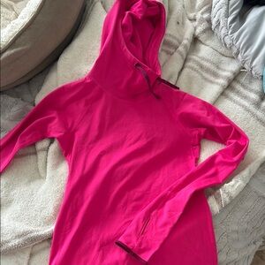 Women's Pink Hoodie Top